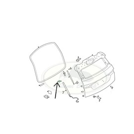 REAR SUPPORT CYLINDER BALL STUD LR2 RR EVOQUE SPORT DISCOVERY LR138284 OEM