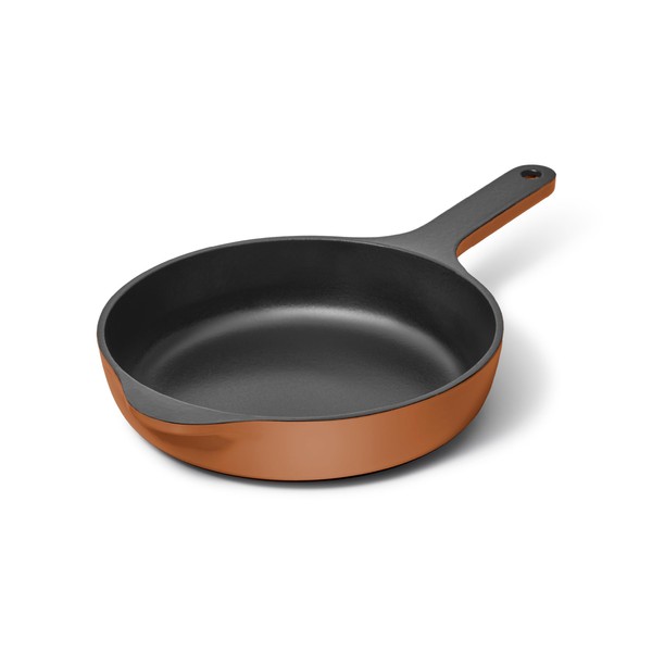 Caraway Cast Iron Skillet - 8” Enameled Cast Iron Pan