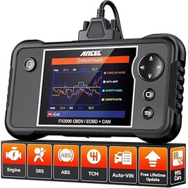 ANCEL FX2000 OBD2 Scanner , ABS SRS Transmission Airbag Car Code Reader, Check Car Engine Diagnostic Tool  for All Cars engine