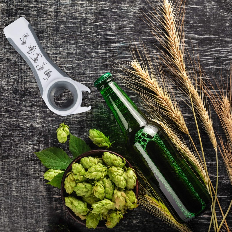Relaxdays Lid opener aid, set of 2 multi-bottle openers, seniors,