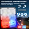 100W Solar Flood Light Outdoor Waterproof, 24000LM 6500K LED Solar