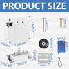 Smart Cabinet Lock, Electronic Cabinet Lock with Card, Hole-Free Invisible