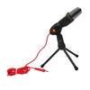 Condenser Computer Microphone Wired Stereo 3.5mm Audio with Stand Recording