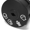 Ruimou Lawn Mower Lgnition Switch 532193350/193350 (4-Position,7Pin) with 2 Keys