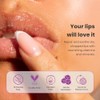 Dermasuri Exfoliante y humectante para labios, exfoliante de azúcar para