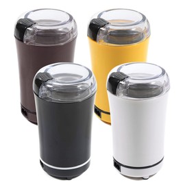 LINISHOP 150W 110V Electric Grinding Tool Electric Coffee Bean Grinder Nut Seed Grains Spices Crusher Mill Blender Portable Stainless Steel New (Dark Reddish Purple)