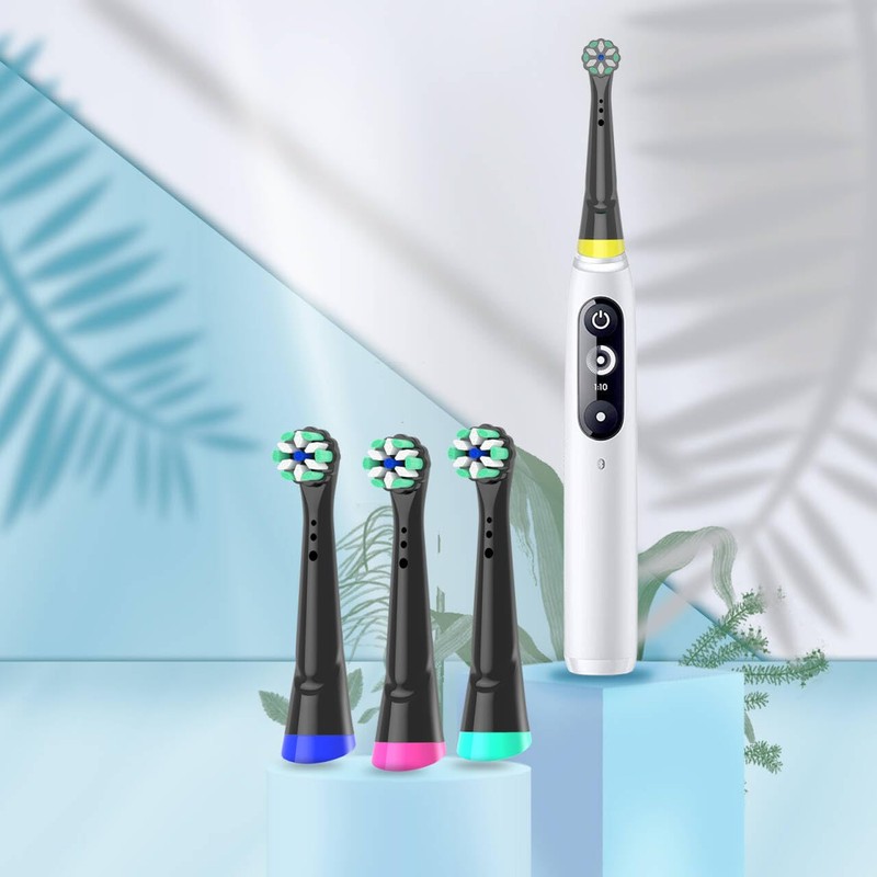 8PCS iO Replacement Brush Heads Compatible with Oral b i0