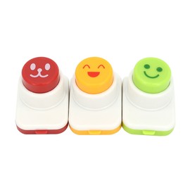 MoJyetli MoJyetli DIY Sushi Tool, 3Pcs Smile Face Laver Seaweed Nori Punch Embossing Device Rice Ball Onigiri Mould