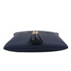 DELUXITY Lightweight Medium Crossbody Bag with Tassel (Navy)