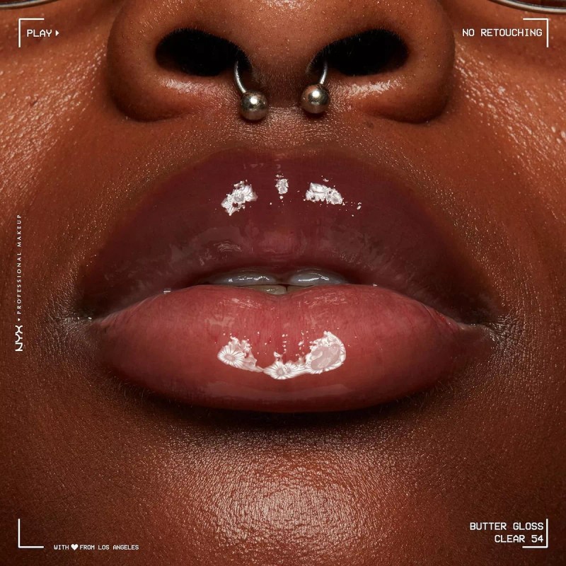 Nyx Professional Makeup Butter Gloss Brillo Transparente Usa Acabado Brillante