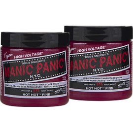 Manic Panic Hot Hot Pink Hair Dye Classic 2 Pack