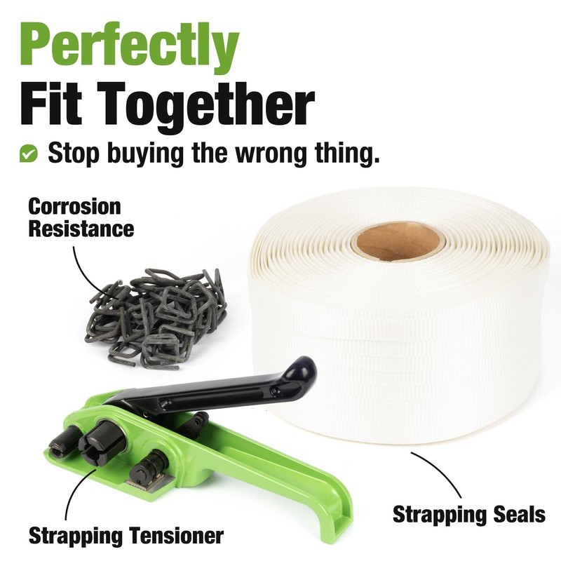 U.S. SOLID Banding Strapping Kit Pallet Packaging Tool, 3/4" x