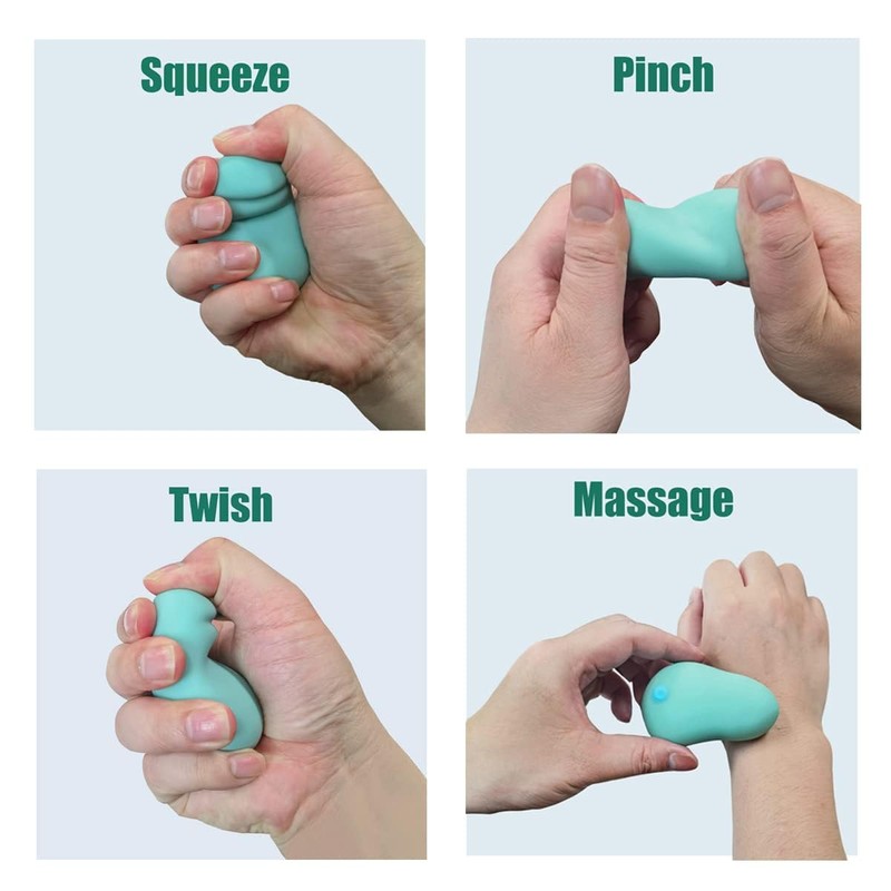 Multifunctional Ultra Soft Squeeze Personal Electric Massager with Vibrating Physic