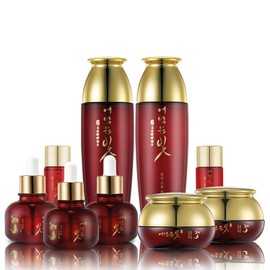 Yedam Yunbit Red Ginseng Jinyul Women’s Skin Care 7 Piece Set, 1 Set / 예담윤빛 홍삼 진율 여성 스킨케어 7종 세트, 1세트