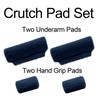 SPRING SEAON Crutches Padding Crutch Pads Pads for Crutches (Navy
