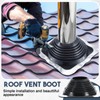 Yaocom #7 Metal Roof Vent Boot Chimney Flashing Roof Jack
