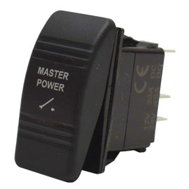 Carling On-Off Contura III Boat Rocker Switch | Master Power 4 Spade