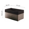 Gedy – Boite 31 x 19 cm Moka Lavanda – Gedy – G LA062900300