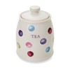 Cooksmart Ceramic Tea Canister | Tea Coffee Sugar Canisters For
