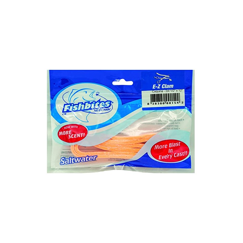 Fishbites® Longer Lasting E-Z Clam (Chartreuse)