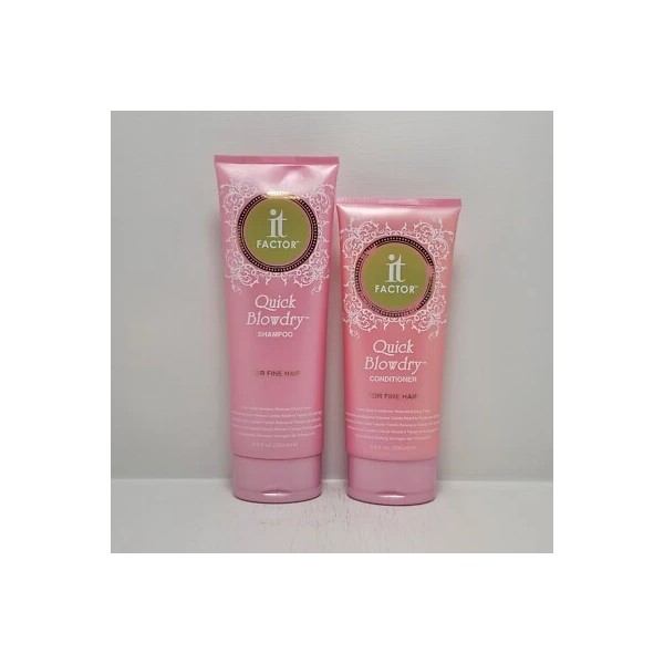 It Factor Quick Blowdry Shampoo 8.5 oz & Conditioner 6.8