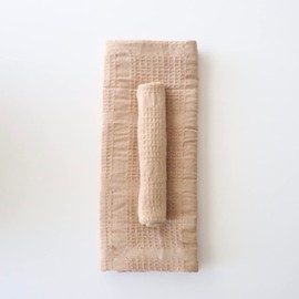 Hanabu Organic Cotton Cloth Napkins, Makikaku Width, M Size (Approx. 5.9 x 5.9 inches (15 x 15 cm), 1 Sheet