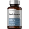 Horbaach Benfotiamine 300mg | 60 Capsules | Vitamin B1 Thiamine