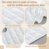 Wesnoy 10 Pcs Tummy Liners for Sweat Rash Cotton Under