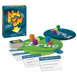 All In - True or False Party Game - Adult Group Board Game, Includes 600 Questions - For Ages 17 Plus
