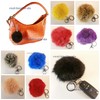 XXL Keyring Bag Pendant Fur Pompom Fur Pompom Fur Pompom