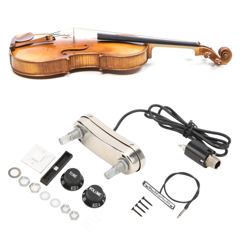 Violin Pickup Set Electronics No Noise Integral Instrument Accessories for