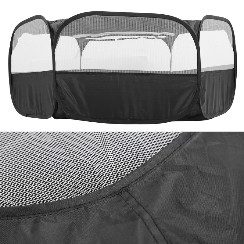 Foldable Small Animal Hamster Fence Autoopen Outdoor Indoor Exercise Crawling