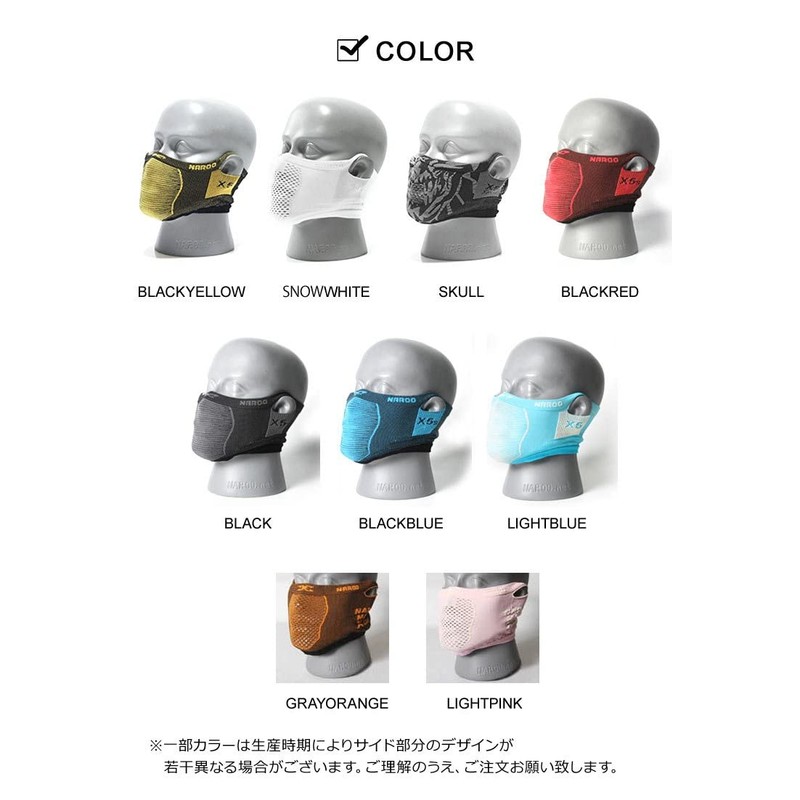 Naroo Mask X5s Sports Face Mask, Protects Against Cedar/Cypress Pollen,