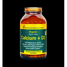 BioGenesis Natural Australia Organic Ocean Plant Calcium + D3 220 Capsules