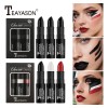 3 Regalos De Lápiz Labial Mate En Negro, Impermeables