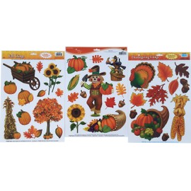 Fall Clings Bundle - Windows and Mirrors Party Accessory Decoration