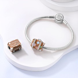 MULA Charms Pendant 925 Silver for Bracelets, Compatible with European Bracelets and Necklaces for Women, Sterling Silver