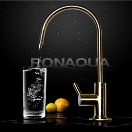 Ronaqua Water Filter Purifier Faucet European Style Brushed Nickel Well-Matched with GA1, KS3198A, 1WEBN1, NZ-6501