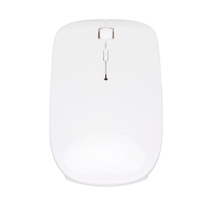 Wireless Mouse 2.4G Dual Mode 1200DPI Sensitive Slim White Laptop