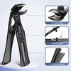 Toenail Clippers for Seniors Thick Toenails, Angled Head Large Toe