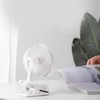 USB Desk Clip On Fan Intelligent Digital Display 3 Blades