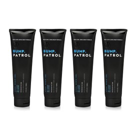 Bump Patrol Cool Shave Gel for Sensitive Skin, 4 Ounce (Pack of 4)