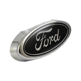 Dennis Carpenter Ind Grille Emblem Black Ford Oval 1987-91 Ford Truck, 1987-91 Ford Bronco