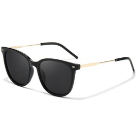 LVIOE Round Square Sun Glasses 2024 Oversized Big Large Mirrored Sunglasses Women Men Polarized Trendy Fashion Shades LS1853