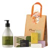 Kit Natura Ekos - Crema Andiroba, Jabones Cremosos Y Bolsa