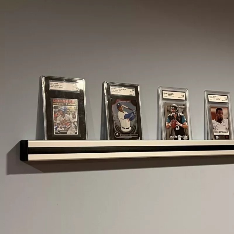 Robeck Custom Displays PSA Graded Card Floating Wall Shelf (84"
