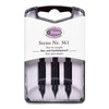 Brause 300361B - Pack of 3 Sténo metal nibs