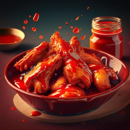Bang Bang Wing Sauce | 12 Fluid Ounce Flavor Lock Bottle | Low Saturated Fat | Cholesterol Free | Crafted in Small Batches | Premium | Bang Bang Wing Sauce – The Ultimate Saucing Sensation for Crispy Wings!