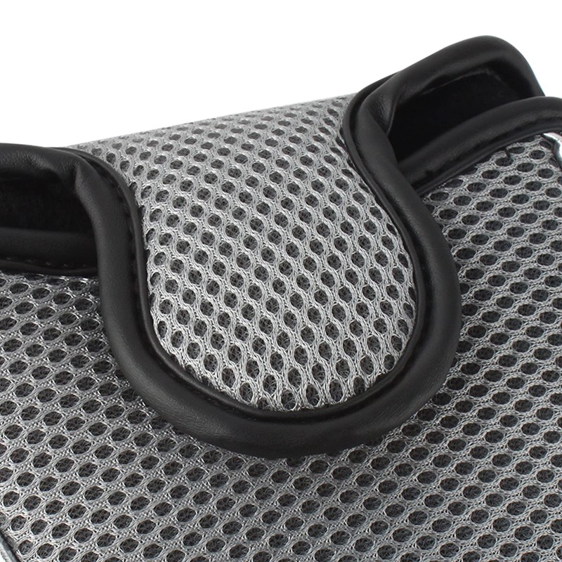Andux Mesh Mallet Putter Cover Golf Putter Head Covers Gray,
