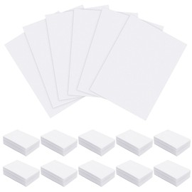 ViEinkaufen 500 Pcs Soft Card Sleeves, 66 x 91 mm Standard Size Trading Card Sleeves for Trading Card, MTG, TCG, Sports Cards, Game Cards(White)